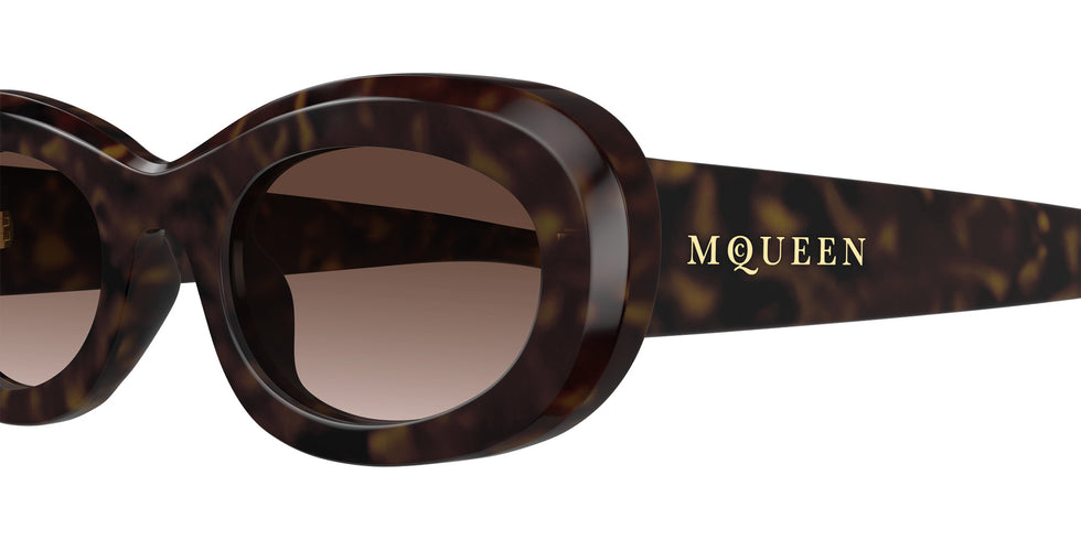 Alexander McQueen AM0527S 002 51 - Havana / Brown Gradient #id:am0527s002_s:100110