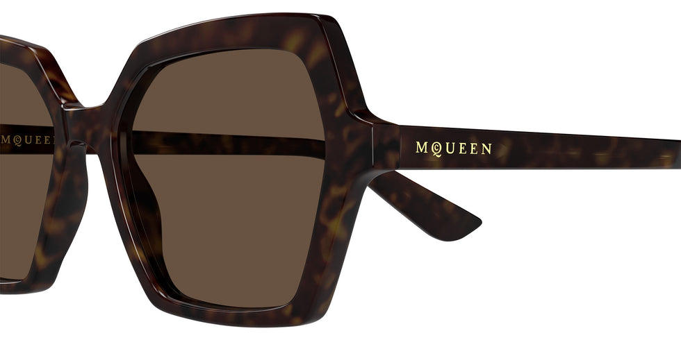 Alexander McQueen AM0537S 002 54 - Havana / Brown #id:am0537s002_s:102110