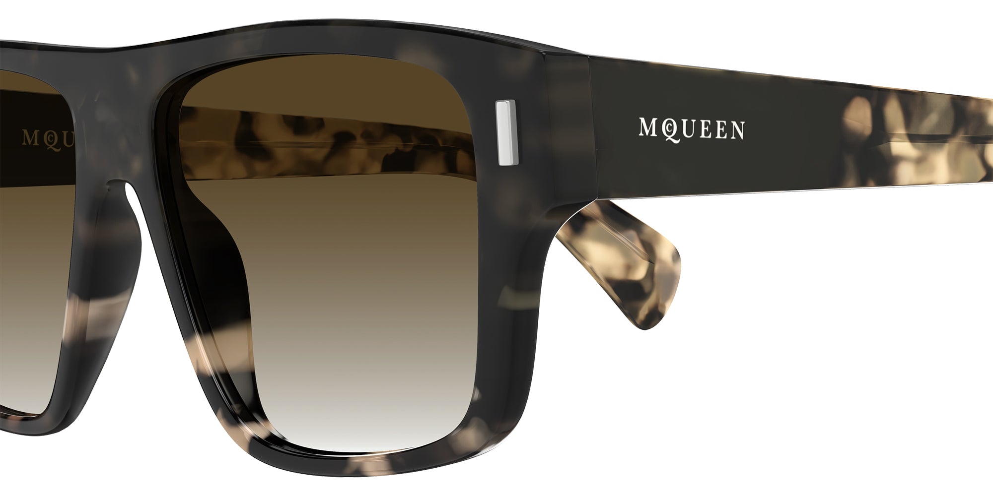 Alexander McQueen AM0550S 002 55 - Havana / Brown Gradient #id:am0550s002_s:100110
