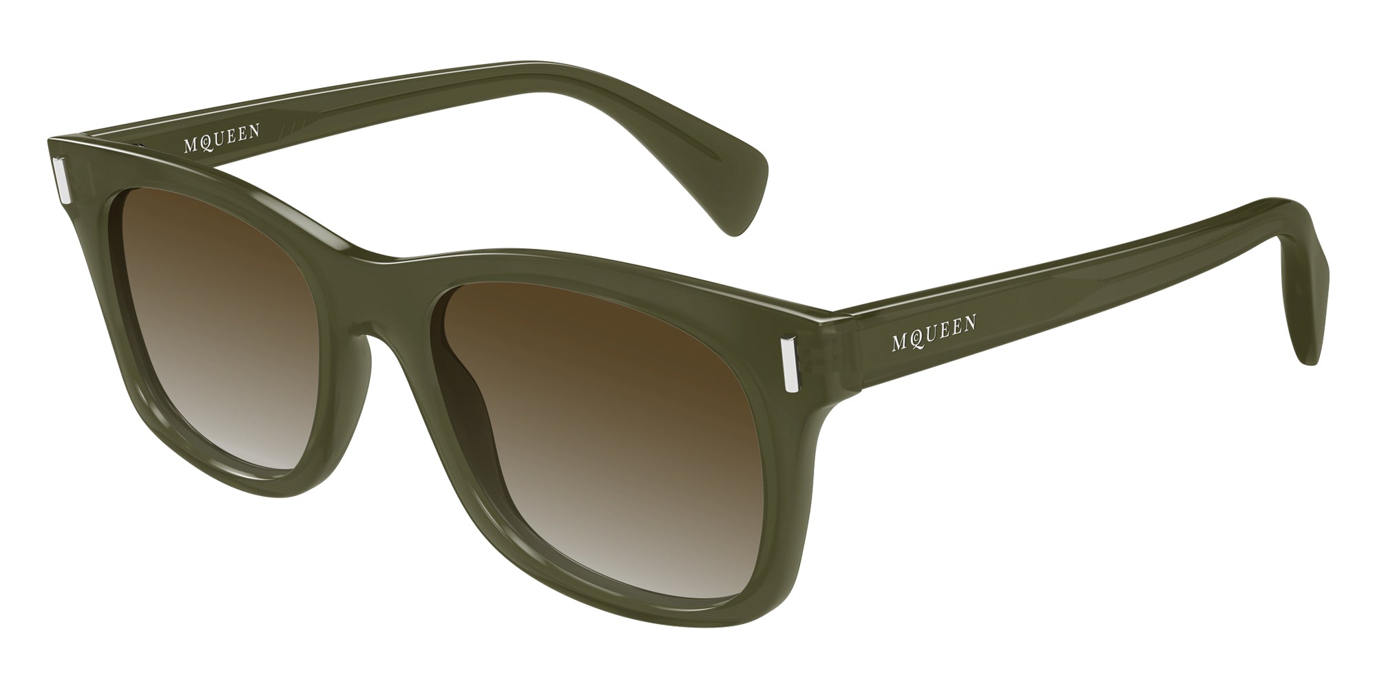 Alexander McQueen AM0551S 003 52 - Green / Brown Gradient #id:am0551s003_s:102105