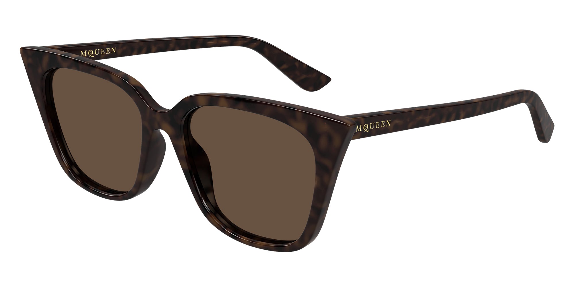 Alexander McQueen AM0556S 002 53 - Havana / Brown #id:am0556s002_s:102105
