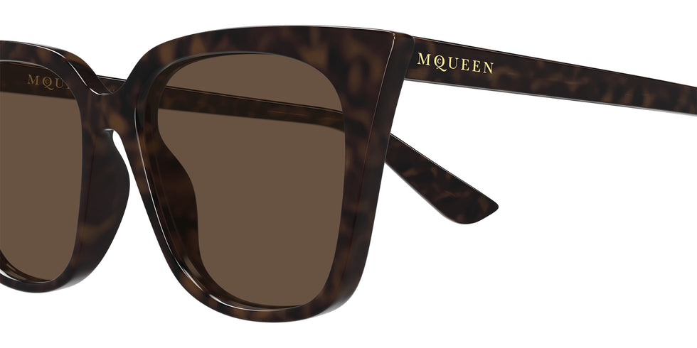 Alexander McQueen AM0556S 002 53 - Havana / Brown #id:am0556s002_s:102110