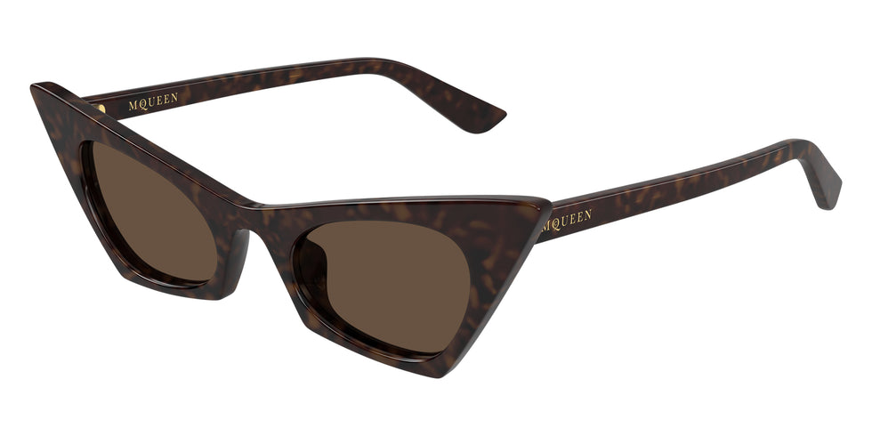 Alexander McQueen AM0557S 002 48 - Havana / Brown #id:am0557s002_s:100105