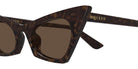 Alexander McQueen AM0557S 002 48 - Havana / Brown #id:am0557s002_s:100110