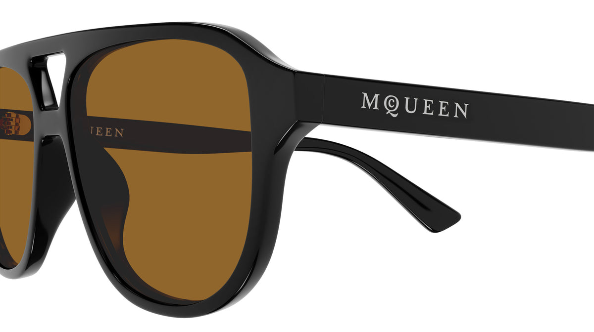Alexander McQueen AM0573S 003 54 - Black / Brown #id:am0573s003_s:102110