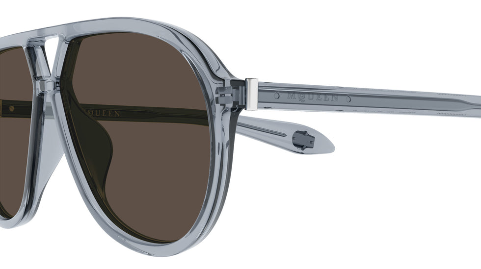 Alexander McQueen AM0586S 004 59 - Gray / Brown #id:am0586s004_s:102110