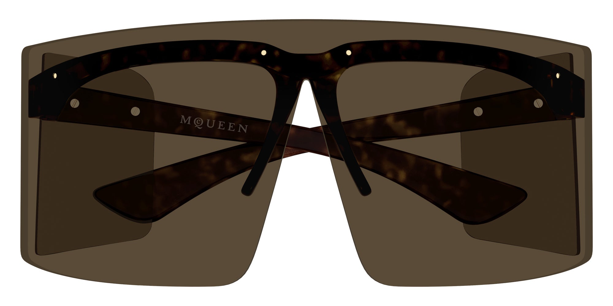 小物 Alexander McQueen sunglasses Alexander McQueen AM0594S Shield Sunglasses | EyeOns.com