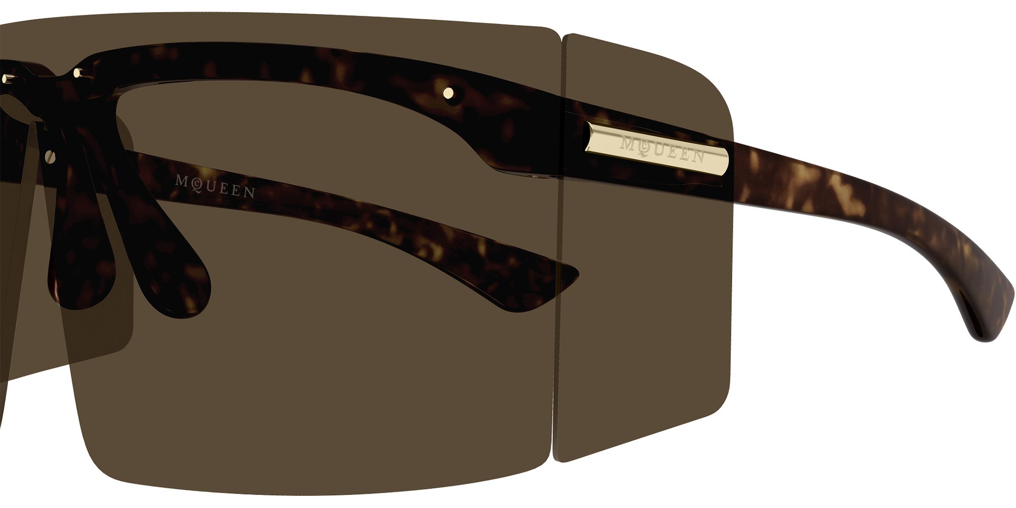 Alexander McQueen AM0594S Shield Sunglasses | EyeOns.com