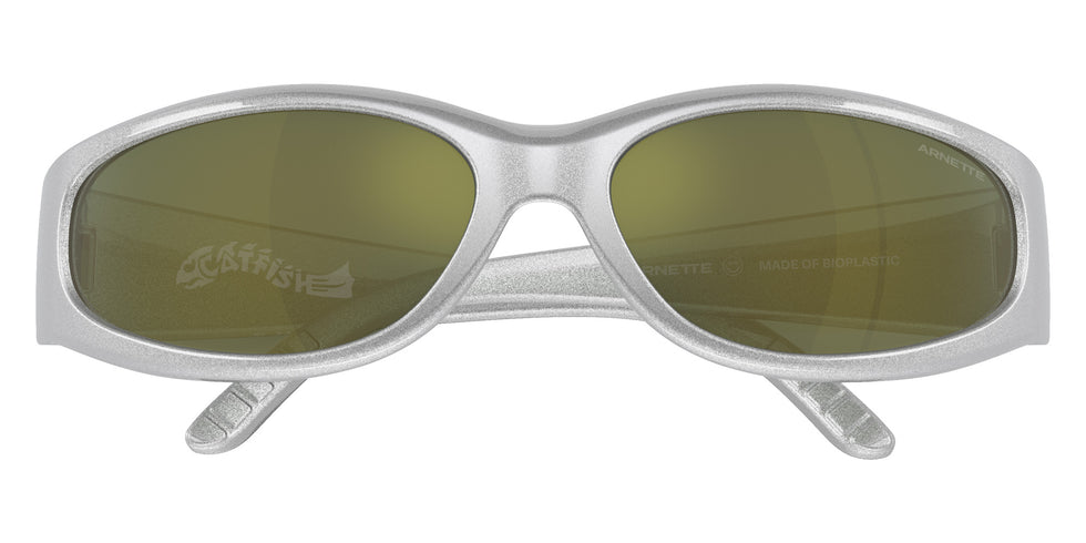 ARNETTE AN4302 Catfish 28676R 62 - Metallic Silver / Dark Green Mirrored Petrol #id:an430228676r_s:100125
