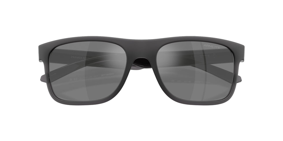 ARNETTE AN4341 Khim 27866G 56 - Transparent Gray Matte/Shiny / Gray Mirrored Silver #id:an434127866g_s:100125