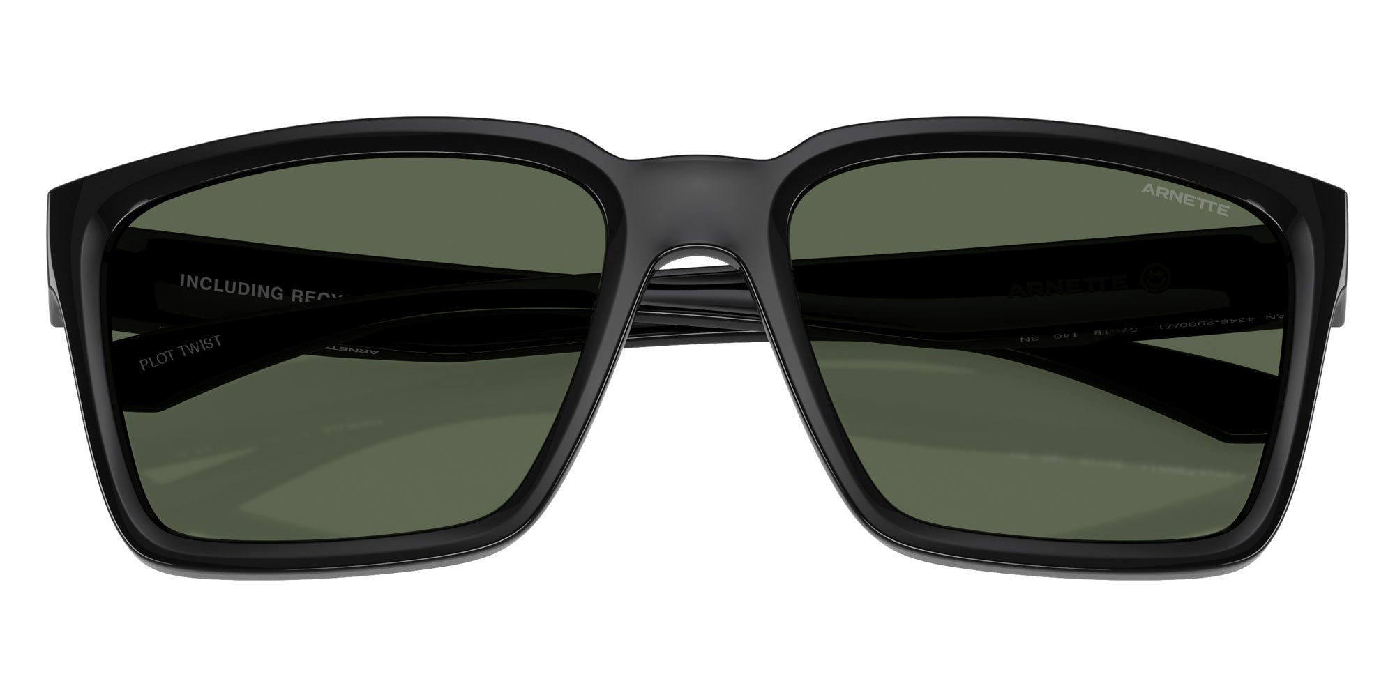 ARNETTE AN4346 Plot Twist 290071 57 - Recycled Black #id:an4346290071_s:102125