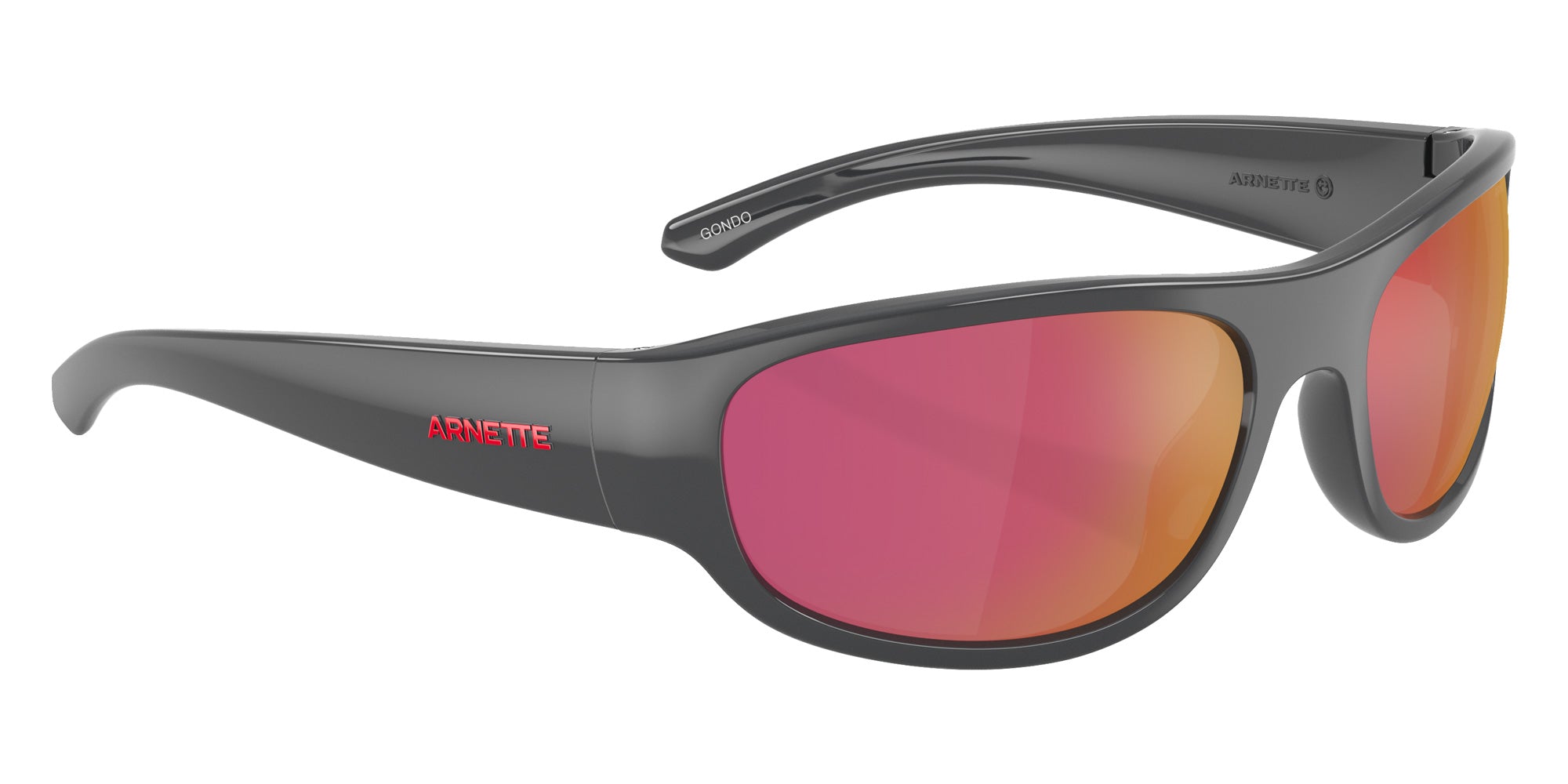 ARNETTE AN4361 Gondo 28416Q 61 - Dark Gray / Gray Mirrored Orange/Yellow������ #id:an436128416q_s:102120