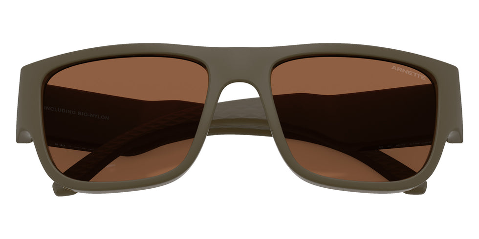 ARNETTE AN4377 3051/2 55 - Green Matte Inside/Outside / Coffee #id:an437730512_s:106125