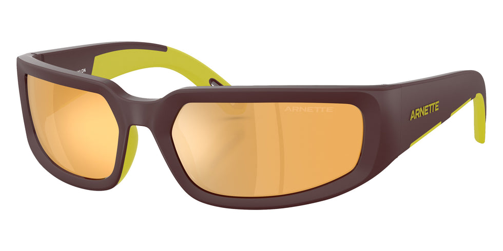ARNETTE AN4382 30526O 61 - Matte Bordeuax/Light Green / Coffee Mirrored Gold #id:an438230526o_s:106105