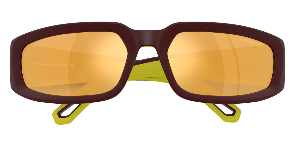 ARNETTE AN4382 30526O 61 - Matte Bordeuax/Light Green / Coffee Mirrored Gold #id:an438230526o_s:106125
