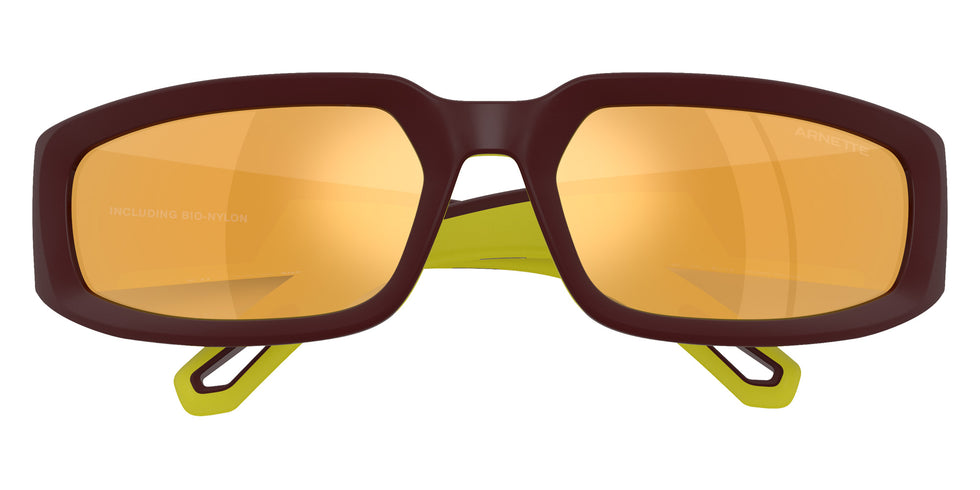 ARNETTE AN4382 30526O 61 - Matte Bordeuax/Light Green / Coffee Mirrored Gold #id:an438230526o_s:106125