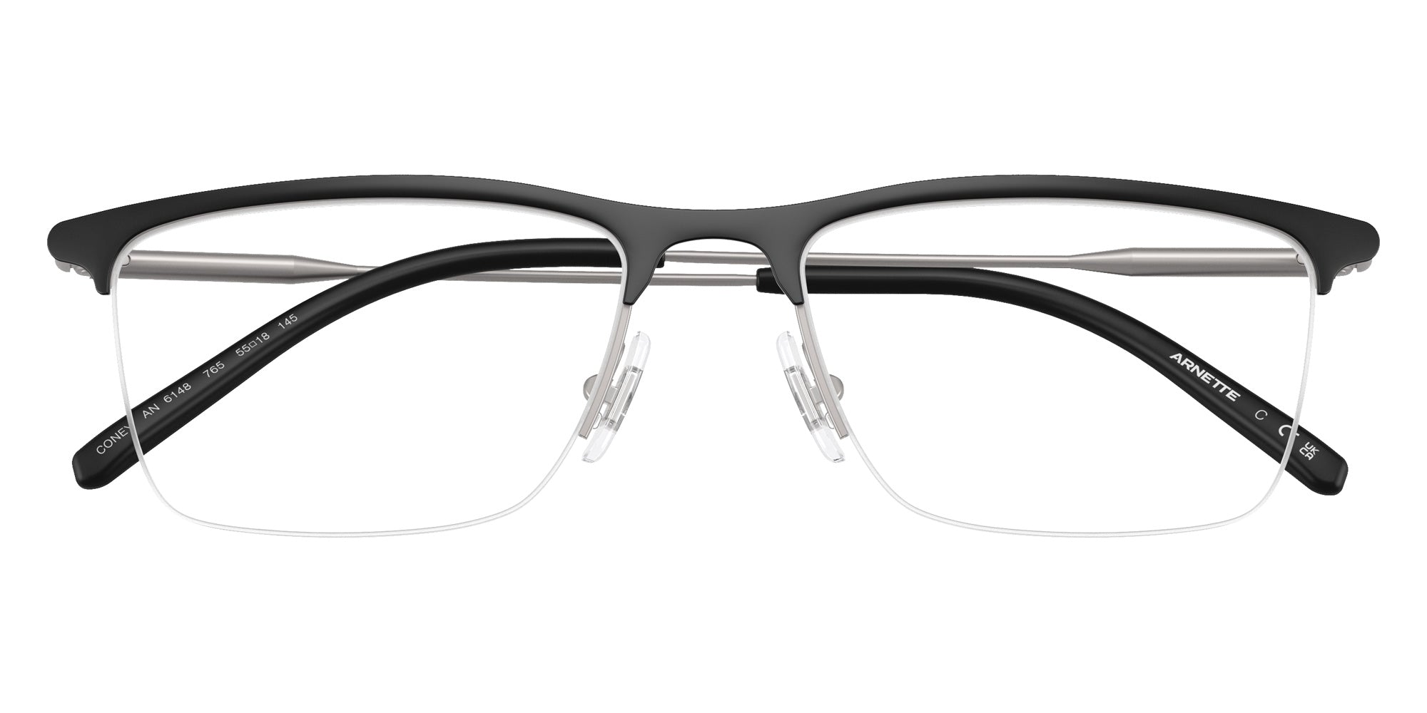 ARNETTE AN6148 Coney 765 55 - Matte Black / Recycled Demo #id:an6148765_s:100125