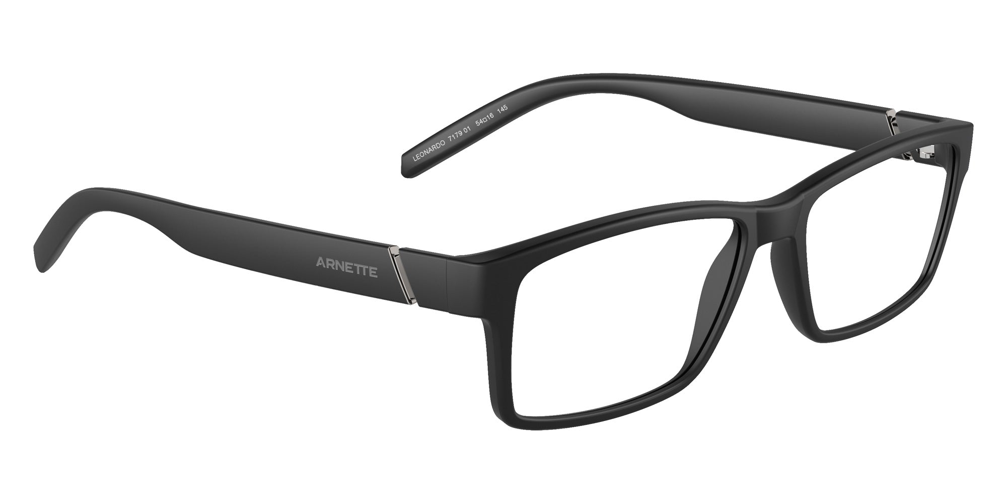 ARNETTE AN7179 Leonardo 01 52 - Matte Black / Transparent #id:an717901_s:100120