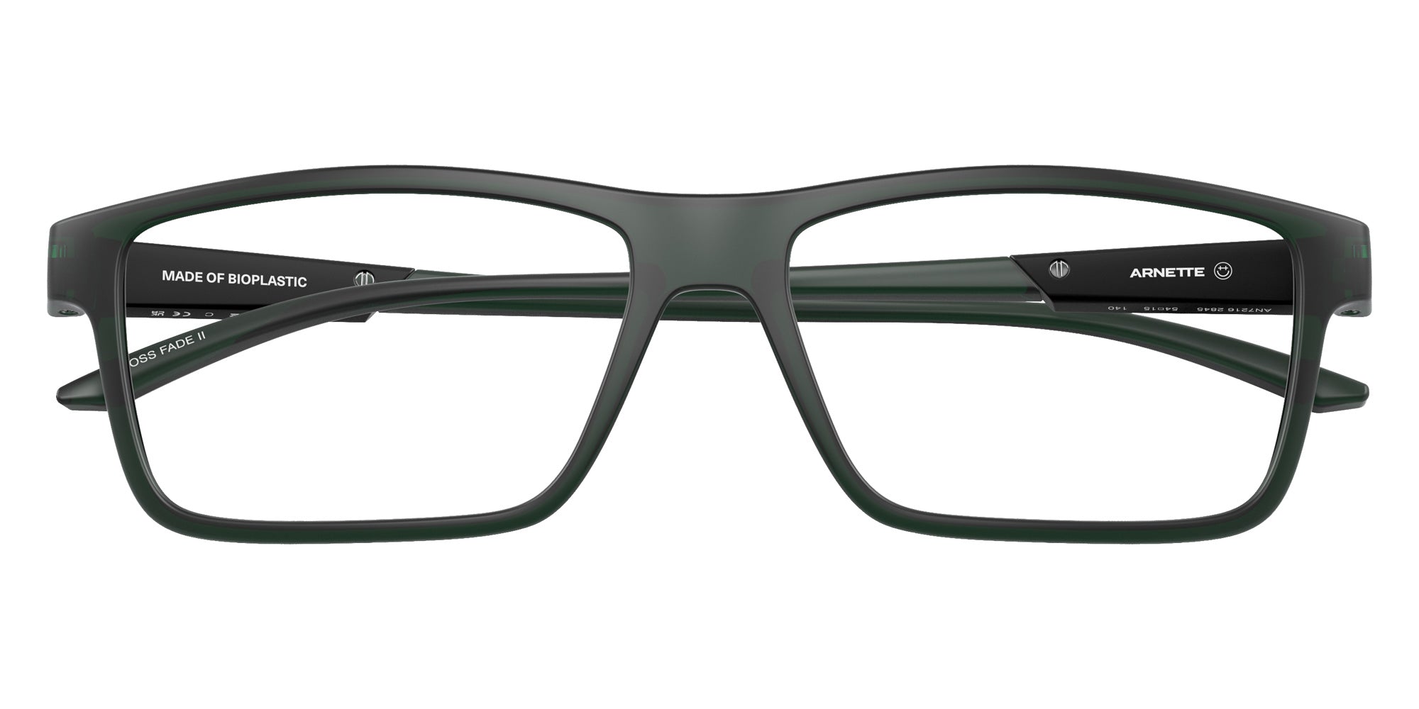 ARNETTE AN7216 Cross Fade II 2845 54 - Matte Green / Transparent #id:an72162845_s:100120