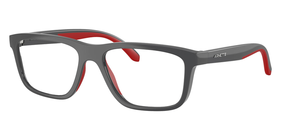 ARNETTE AN7271 YUP 2841 55 - Dark Gray/Red Rubber / Recycled Demo #id:an72712841_s:102105