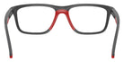 ARNETTE AN7271 YUP 2841 55 - Dark Gray/Red Rubber / Recycled Demo #id:an72712841_s:102115
