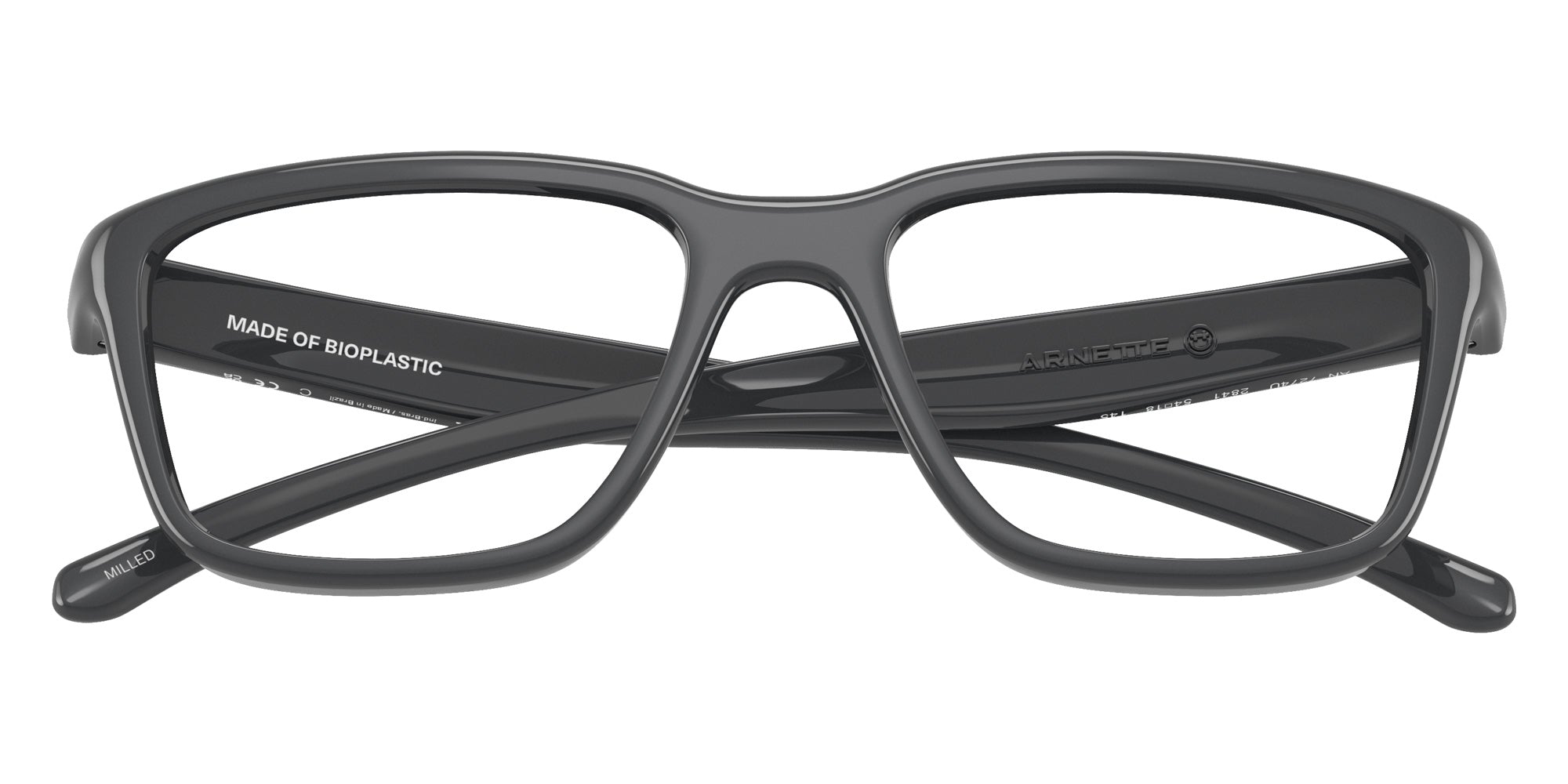 ARNETTE AN7274U Milled 2841 52 - Dark Gray / Recycled Demo #id:an7274u2841_s:100125