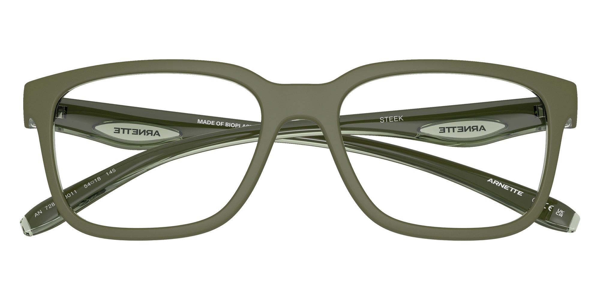 ARNETTE AN7284 Steek 3011 54 - Military/Transparent Green #id:an72843011_s:102125