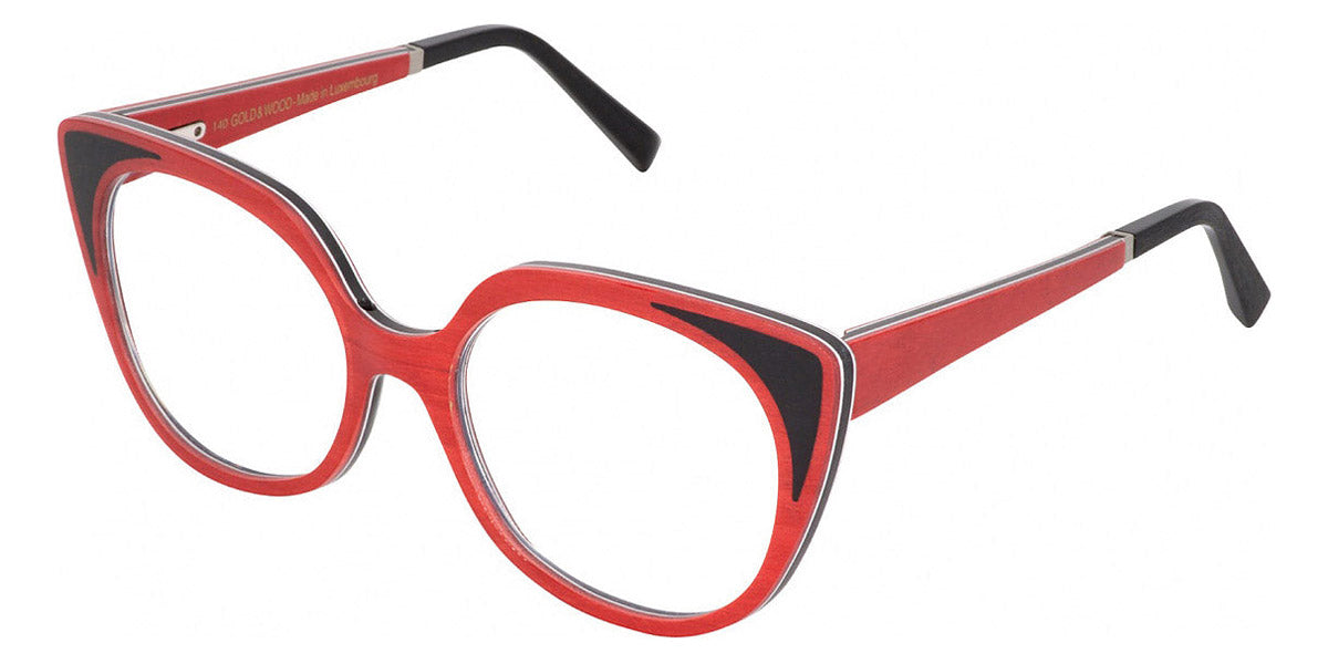 Gold & Wood GAW ANA 41 54 - Glossywood/Cherry Red Bolivar/Gray Bolivar