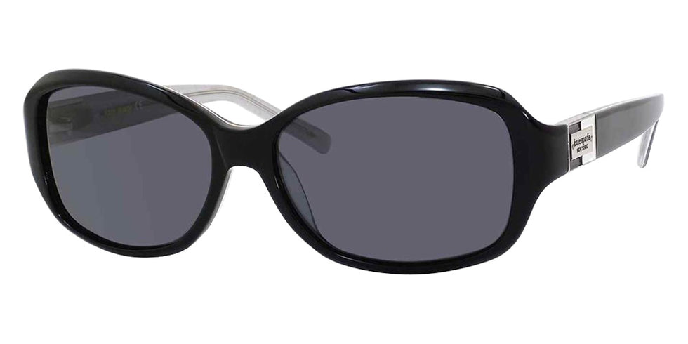 Kate Spade ANNIKA/S 0JBHM9 56 - Black Silver Sparkle / Gray Polarized #id:annikas0jbhm9_s:100100