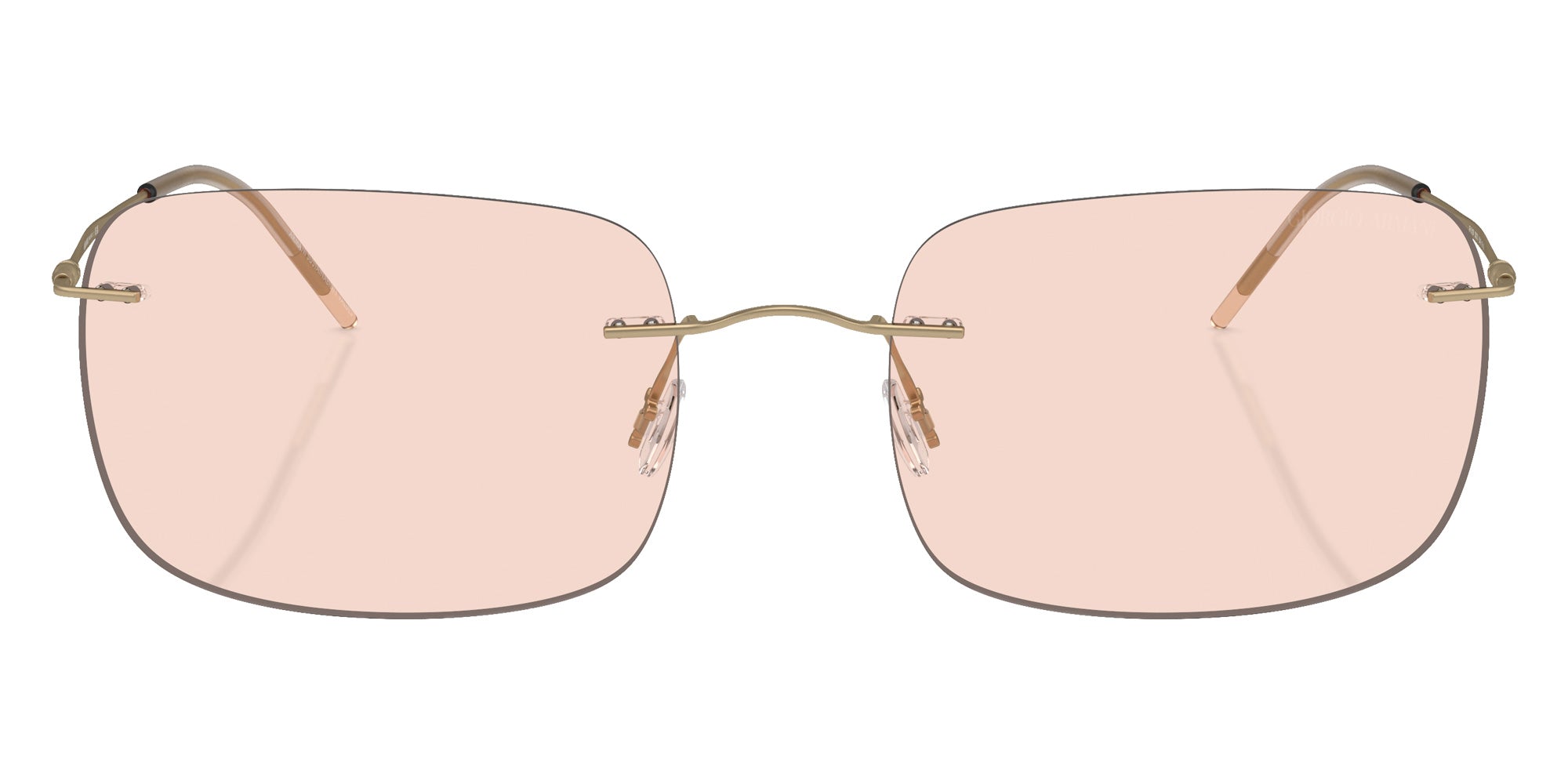 GIORGIO ARMANI AR1512M 300273 58 - Matte Pale Gold / Light Brown #id:ar1512m300273_s:100100