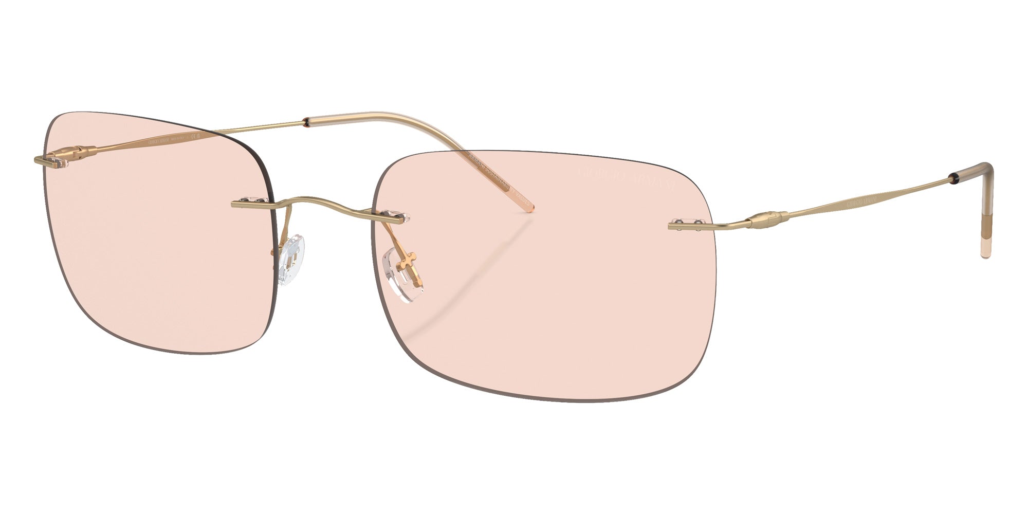 GIORGIO ARMANI AR1512M 300273 58 - Matte Pale Gold / Light Brown #id:ar1512m300273_s:100105