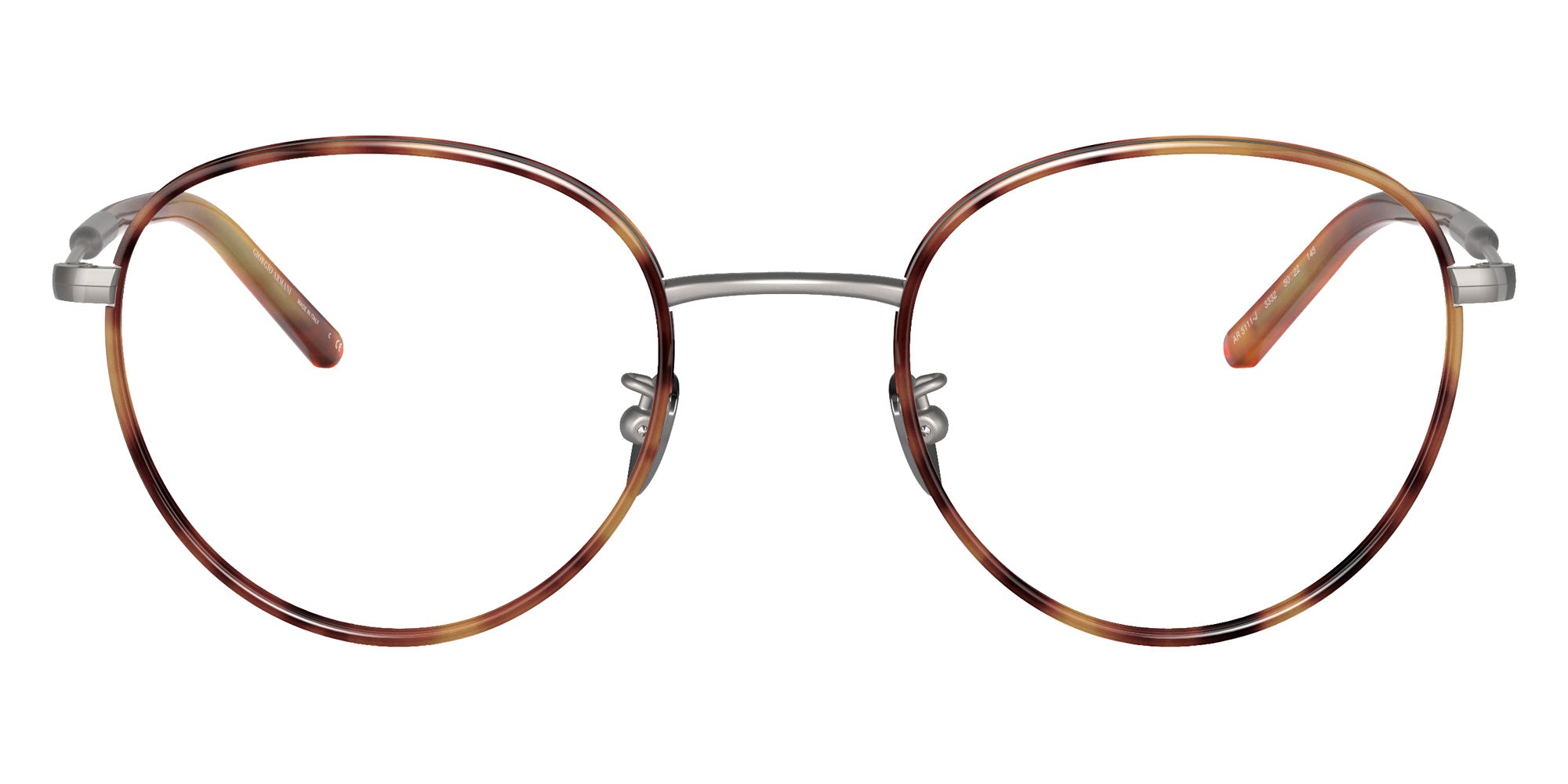 GIORGIO ARMANI AR5111J 3332 50 - Matte Gunmetal/Havana #id:ar5111j3332_s:100100