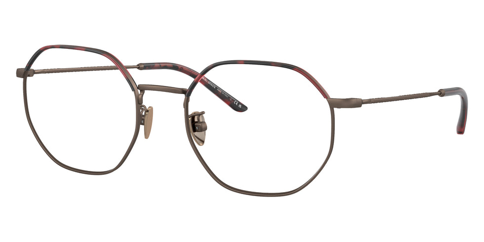GIORGIO ARMANI AR5130J 3006 54 - Matte Bronze/Red Havana #id:ar5130j3006_s:102105