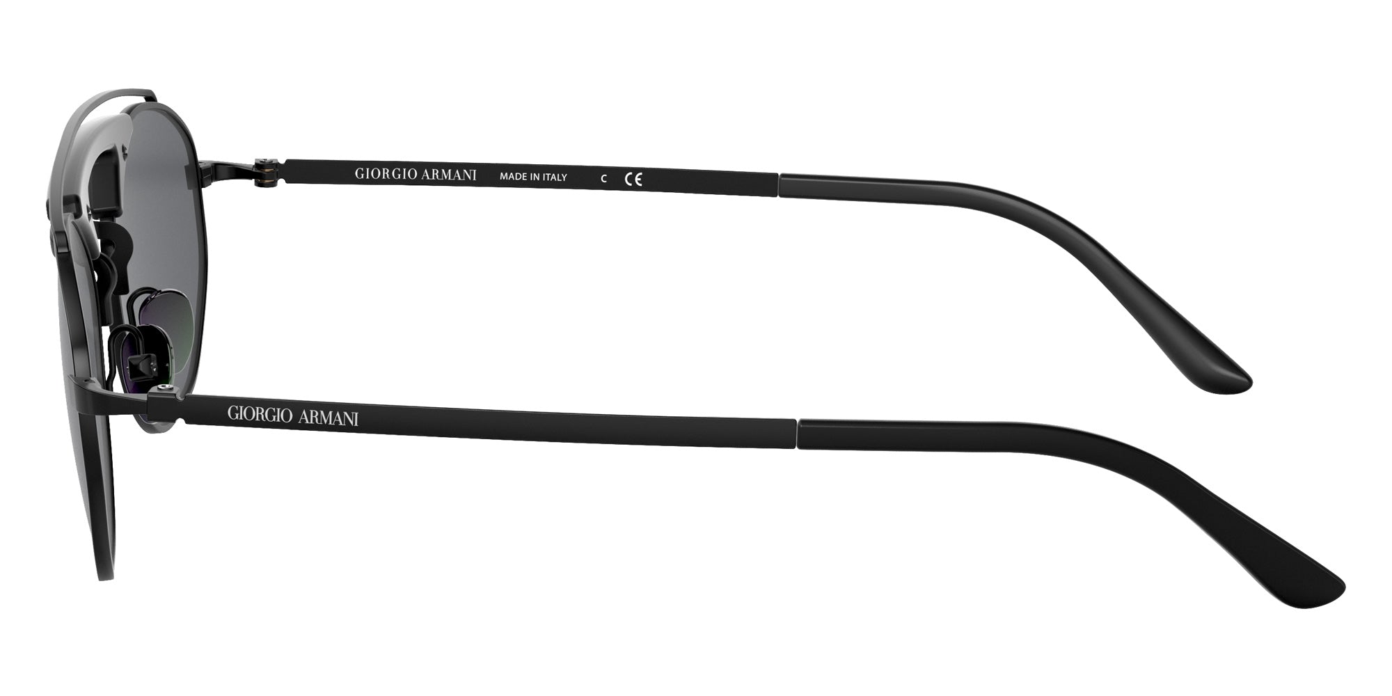 GIORGIO ARMANI AR6116 300187 53 - Matte Black / Gray #id:ar6116300187_s:100110