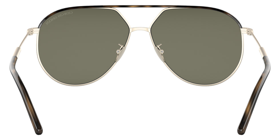 GIORGIO ARMANI AR6120J 30022A 60 - Matte Pale Gold/Havana / Green #id:ar6120j30022a_s:100115