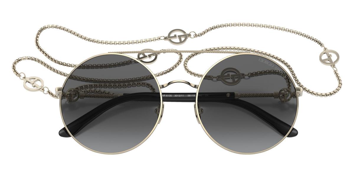 GIORGIO ARMANI AR6135 301311 56 - Pale Gold / Gradient Gray #id:ar6135301311_s:100120