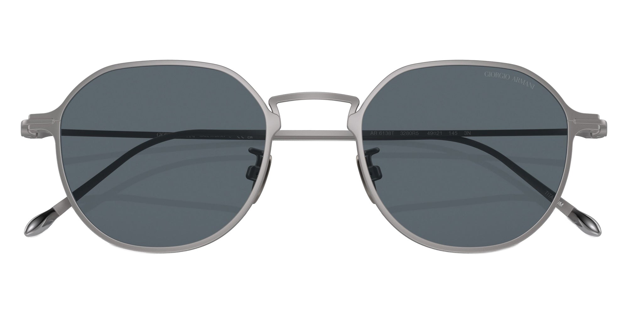 GIORGIO ARMANI AR6138T 3280R5 49 - Matte Gunmetal / Blue #id:ar6138t3280r5_s:100120
