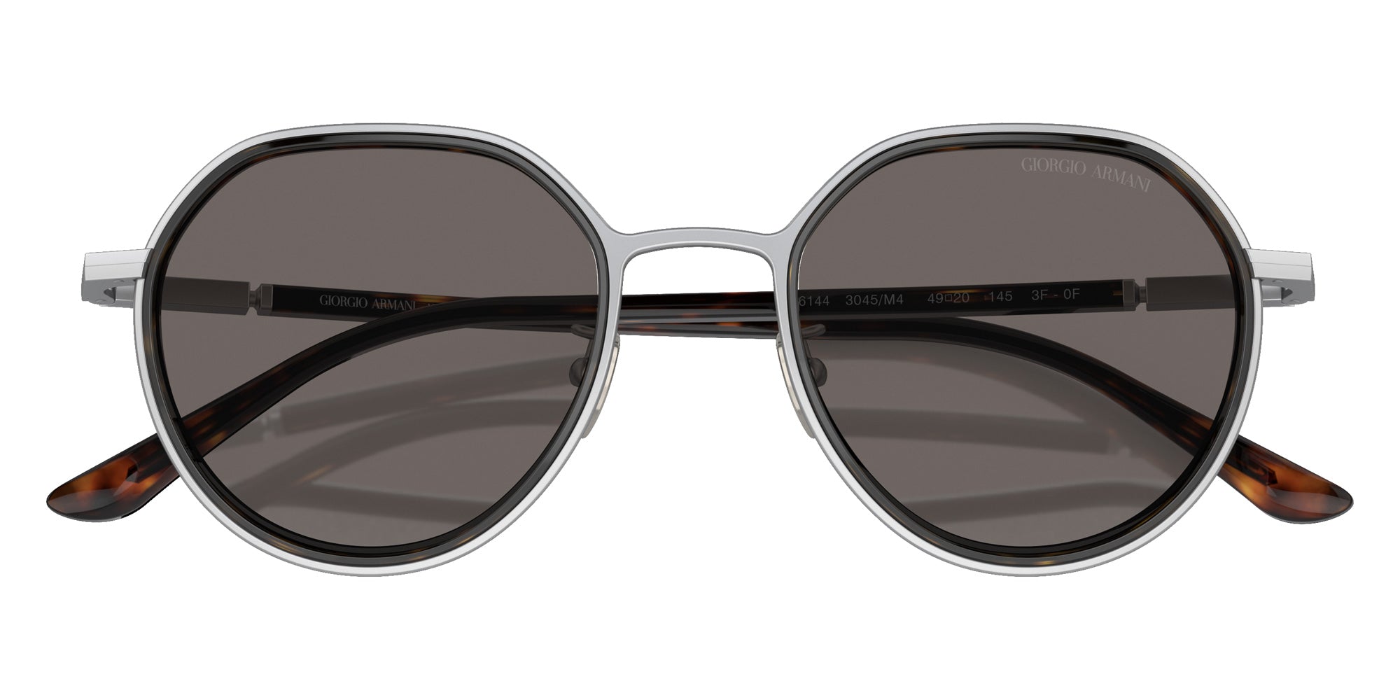 GIORGIO ARMANI AR6144 3045M4 49 - Matte Silver / Photocromatic Brown #id:ar61443045m4_s:100100