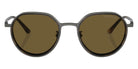 GIORGIO ARMANI AR6144 325973 49 - Brushed Gunmetal / Dark Brown #id:ar6144325973_s:100100