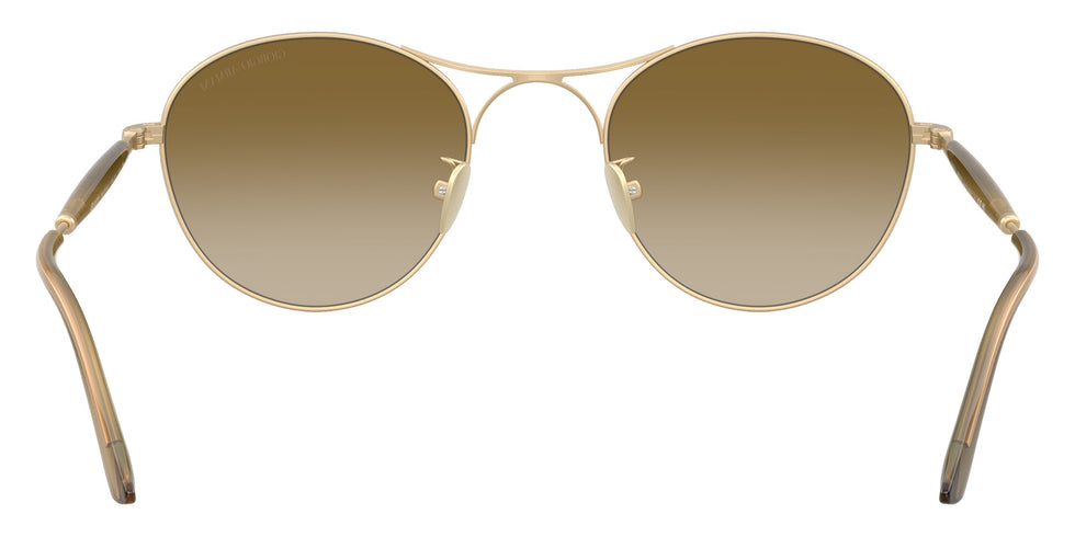 GIORGIO ARMANI AR6177 341713 50 - Matte Pale Gold / Gradient Brown #id:ar6177341713_s:100115