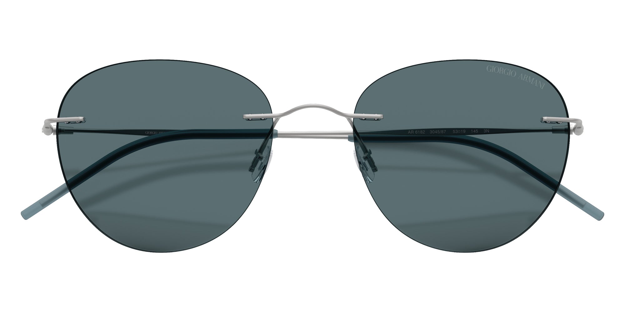GIORGIO ARMANI AR6182 304587 53 - Matte Silver #id:ar6182304587_s:106100