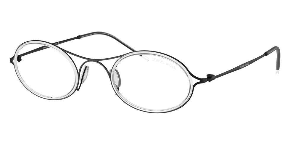 GIORGIO ARMANI AR6187 30011W 48 - Matte Black / Clear #id:ar618730011w_s:100105