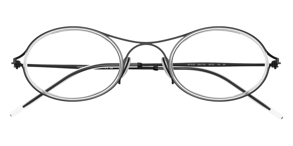 GIORGIO ARMANI AR6187 30011W 48 - Matte Black / Clear #id:ar618730011w_s:100120