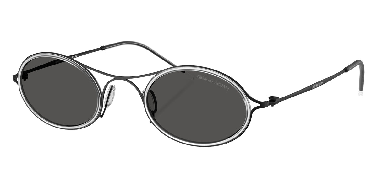 GIORGIO ARMANI AR6187 300187 48 - Matte Black / Dark Gray #id:ar6187300187_s:102105