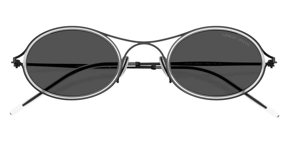 GIORGIO ARMANI AR6187 300187 48 - Matte Black / Dark Gray #id:ar6187300187_s:102120