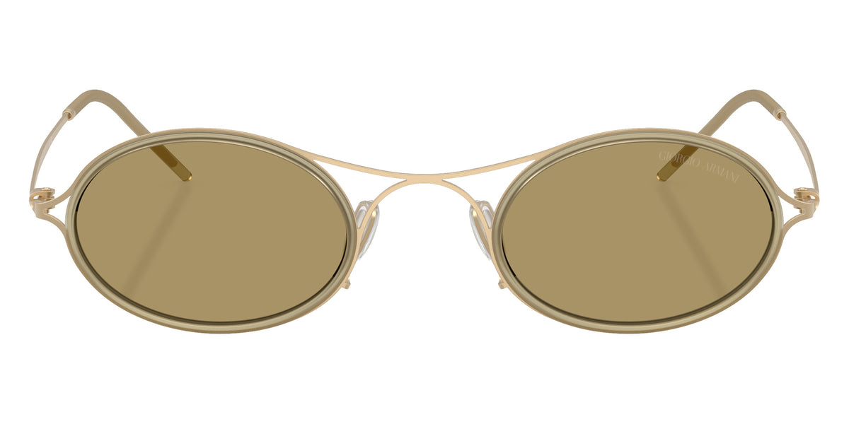 GIORGIO ARMANI AR6187 3002/2 48 - Matte Pale Gold / Green Olive #id:ar618730022_s:104100