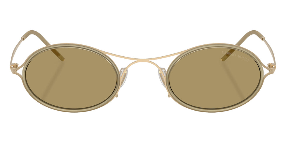 GIORGIO ARMANI AR6187 3002/2 48 - Matte Pale Gold / Green Olive #id:ar618730022_s:104100