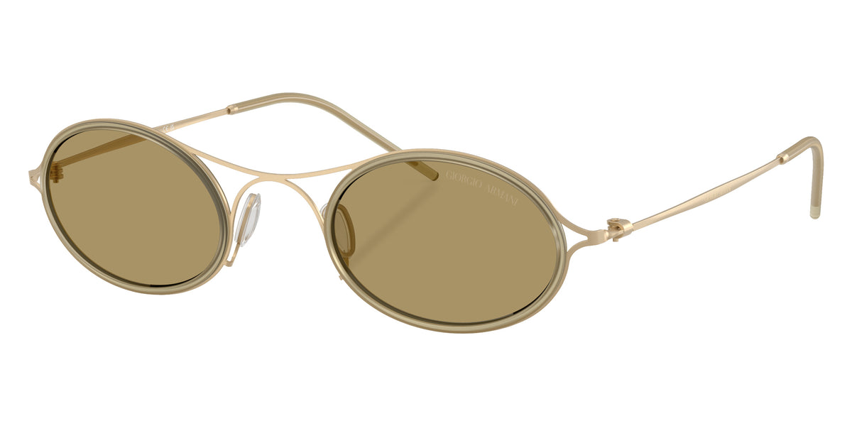 GIORGIO ARMANI AR6187 3002/2 48 - Matte Pale Gold / Green Olive #id:ar618730022_s:104105