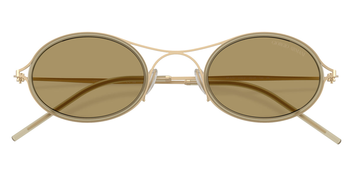 GIORGIO ARMANI AR6187 3002/2 48 - Matte Pale Gold / Green Olive #id:ar618730022_s:104120