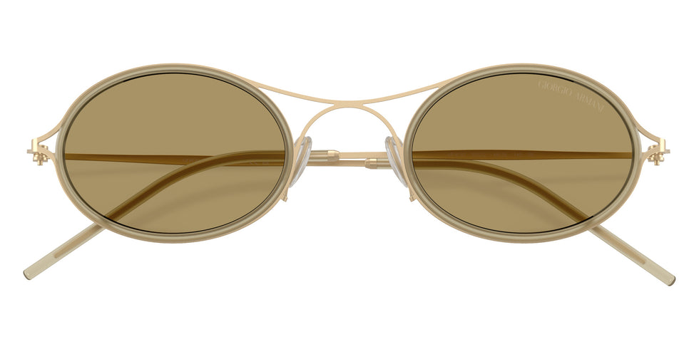 GIORGIO ARMANI AR6187 3002/2 48 - Matte Pale Gold / Green Olive #id:ar618730022_s:104120